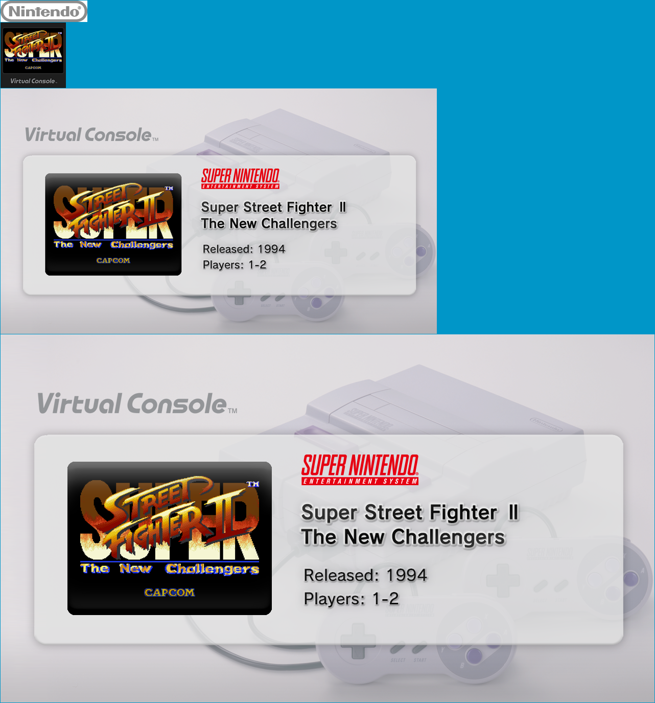 Virtual Console - Super Street Fighter II: The New Challengers