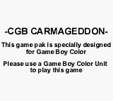 Game Boy Error Message