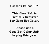 Game Boy Error Message