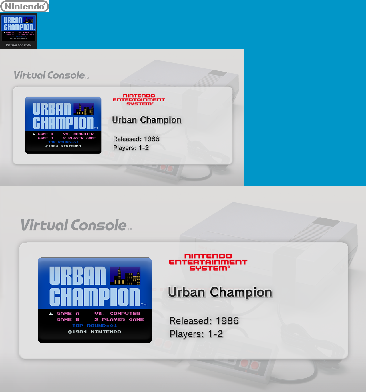 Virtual Console - Urban Champion