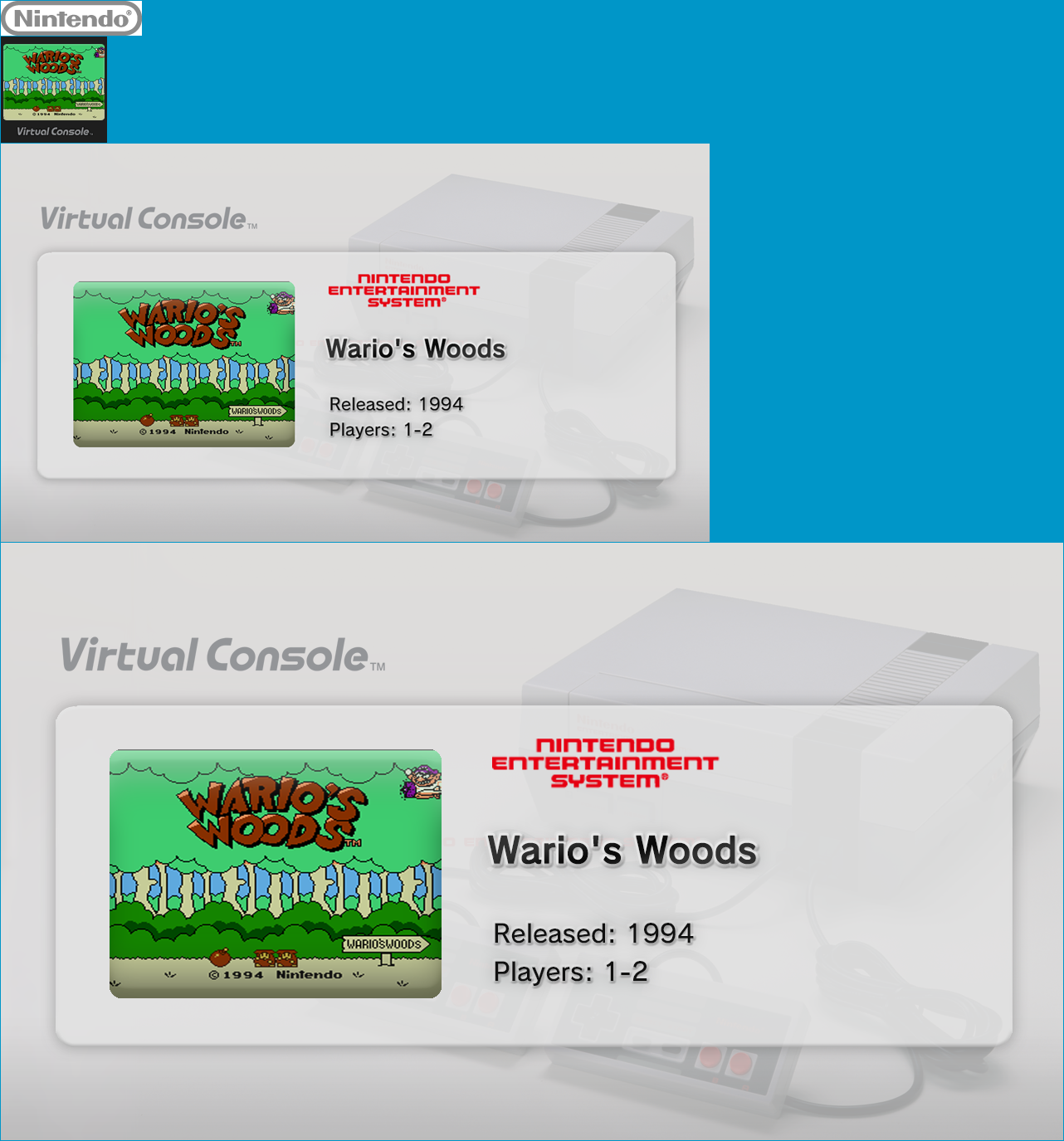 Virtual Console - Wario's Woods