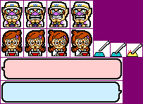 WarioWare: D.I.Y. - Dialogue Tutorial Sprites