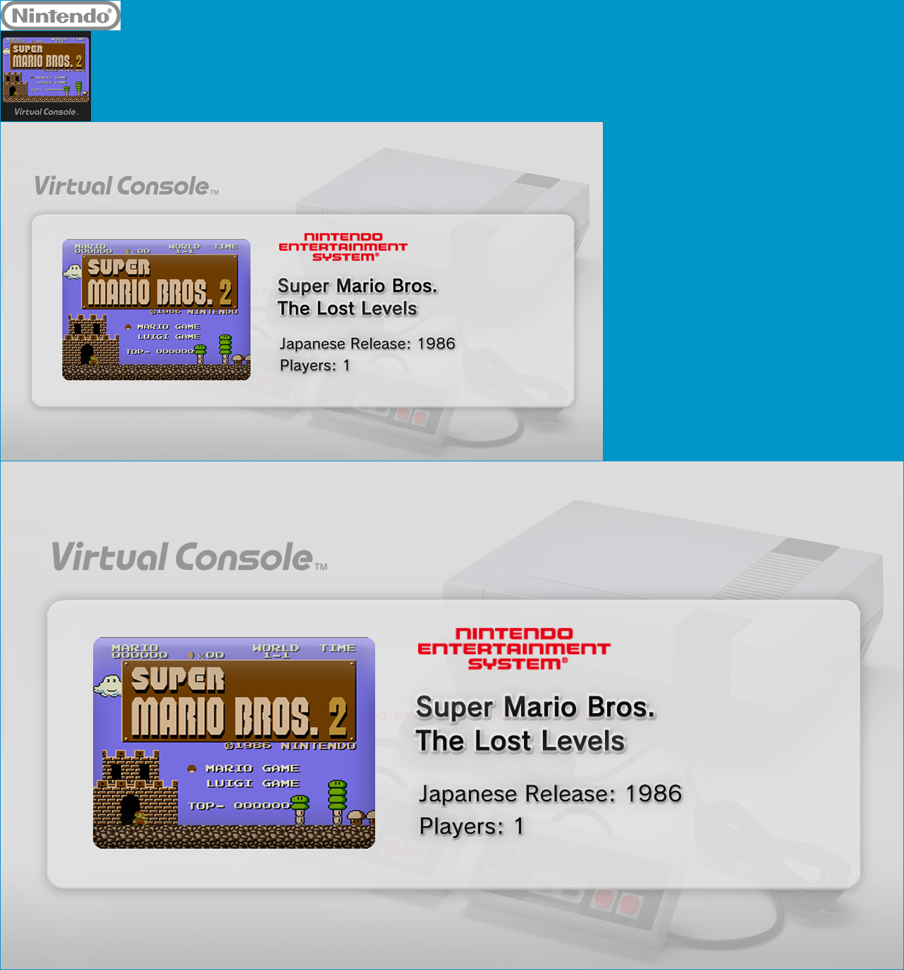 Virtual Console - Super Mario Bros. The Lost Levels