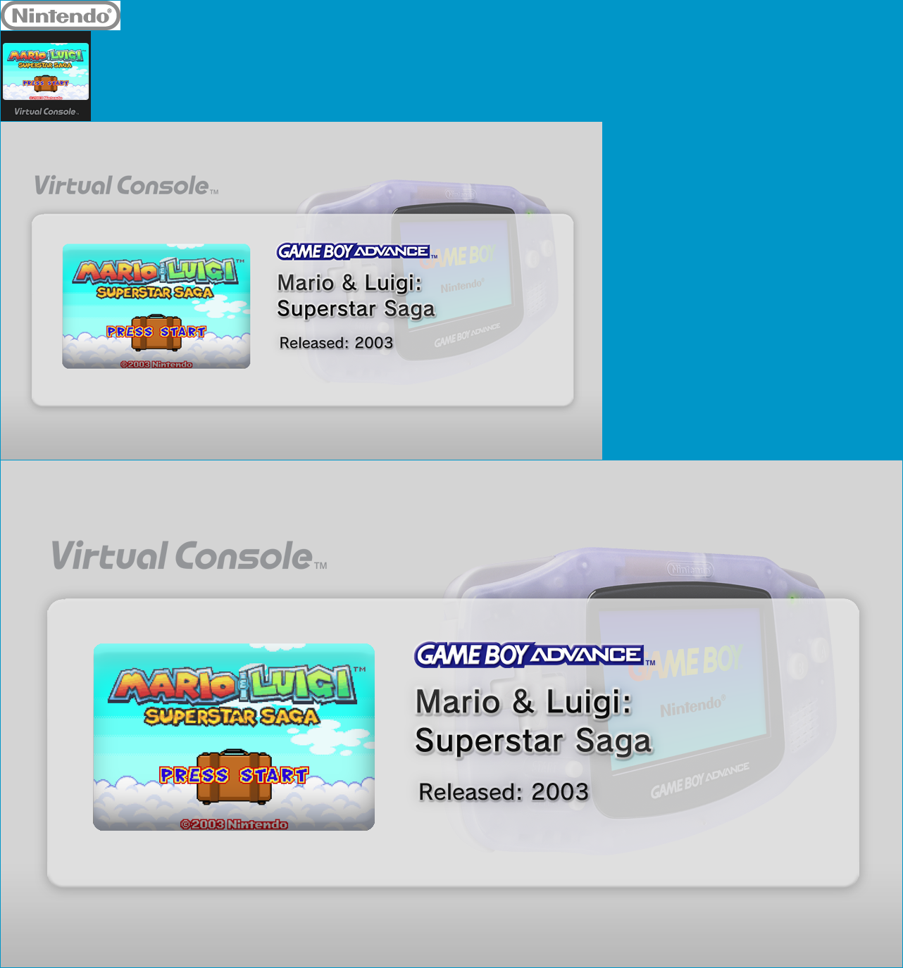 Virtual Console - Mario & Luigi: Superstar Saga