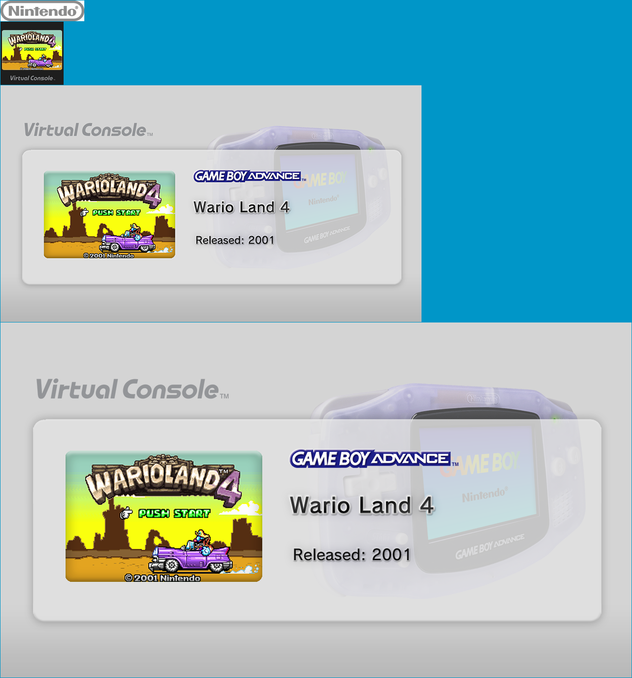 Virtual Console - Wario Land 4