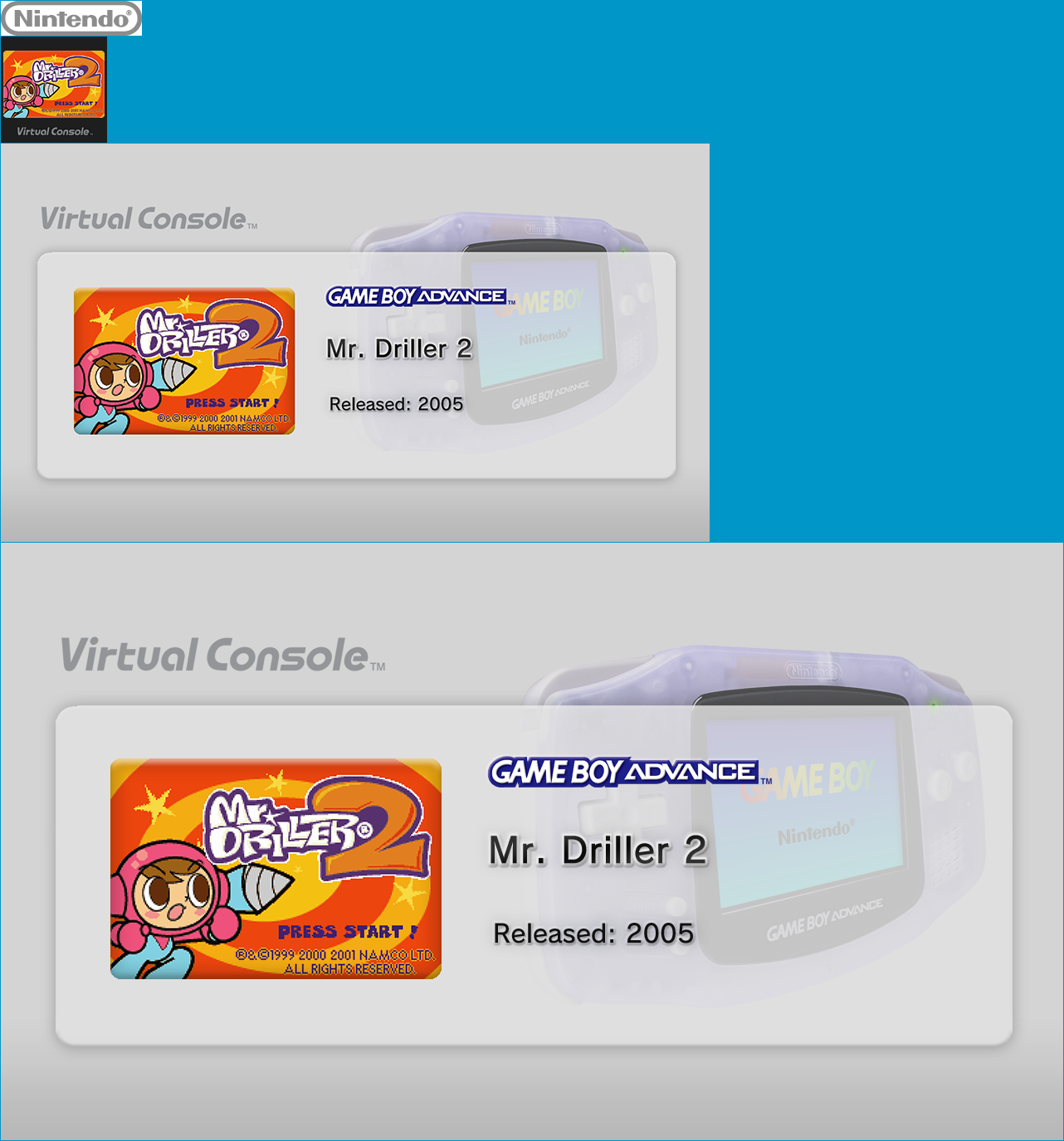 Virtual Console - Mr. Driller 2