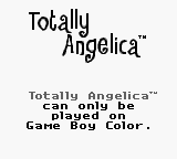 Rugrats: Totally Angelica - Game Boy Error Message