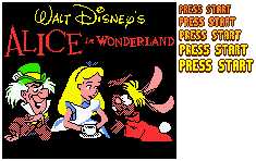 Alice in Wonderland - Title Screen