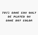 Game Boy Error Message