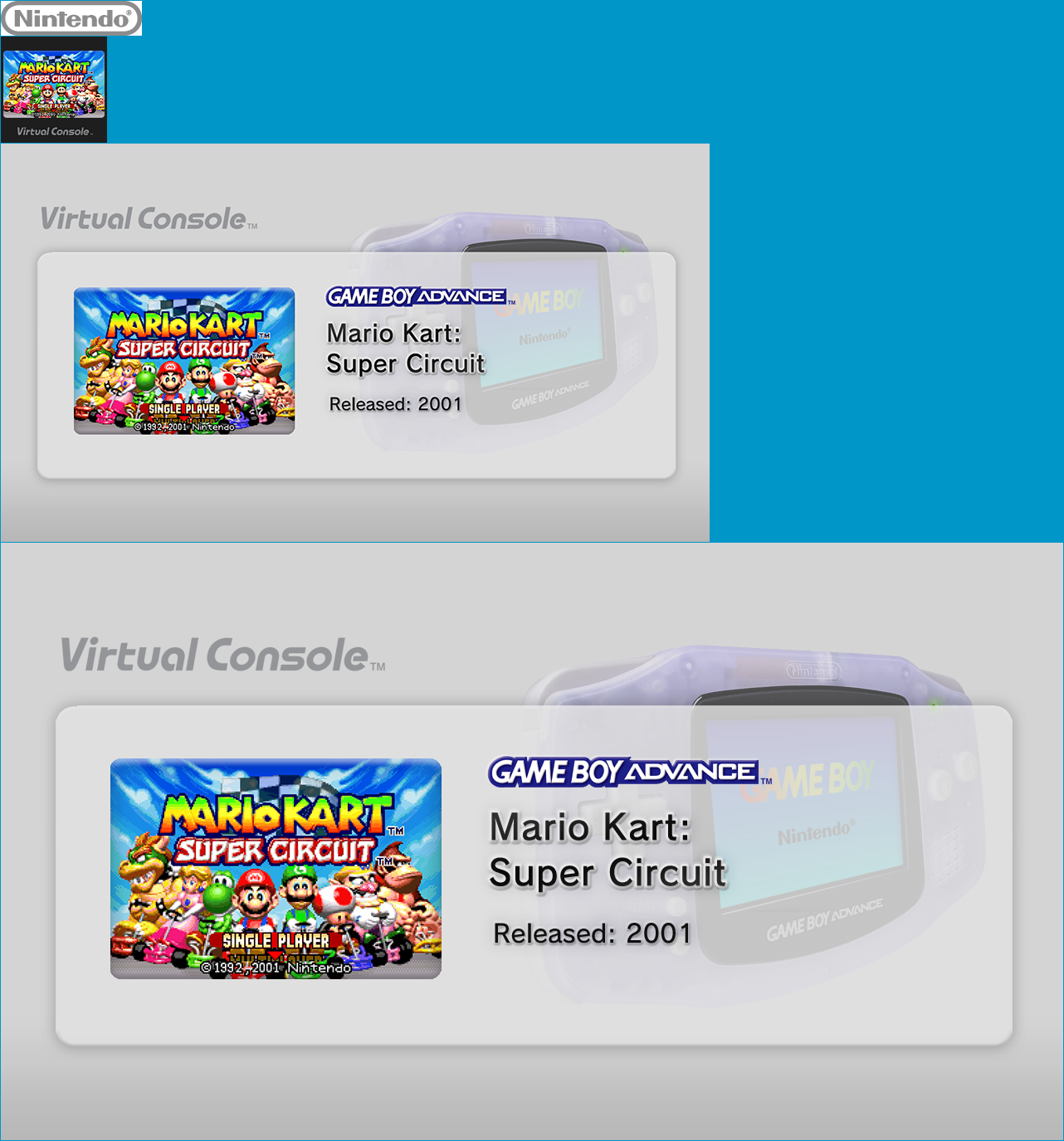 Virtual Console - Mario Kart: Super Circuit