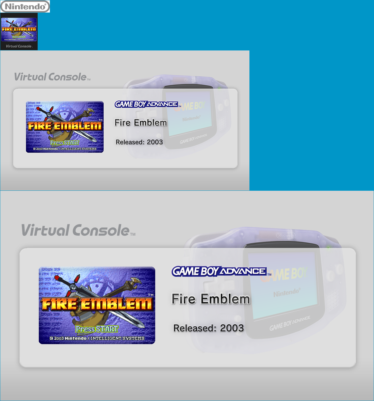 Virtual Console - Fire Emblem