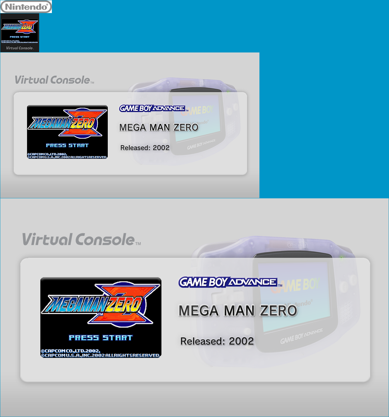 Virtual Console - MEGA MAN ZERO
