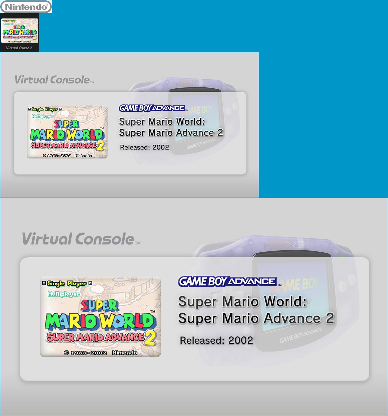 Virtual Console - Super Mario World: Super Mario Advance 2