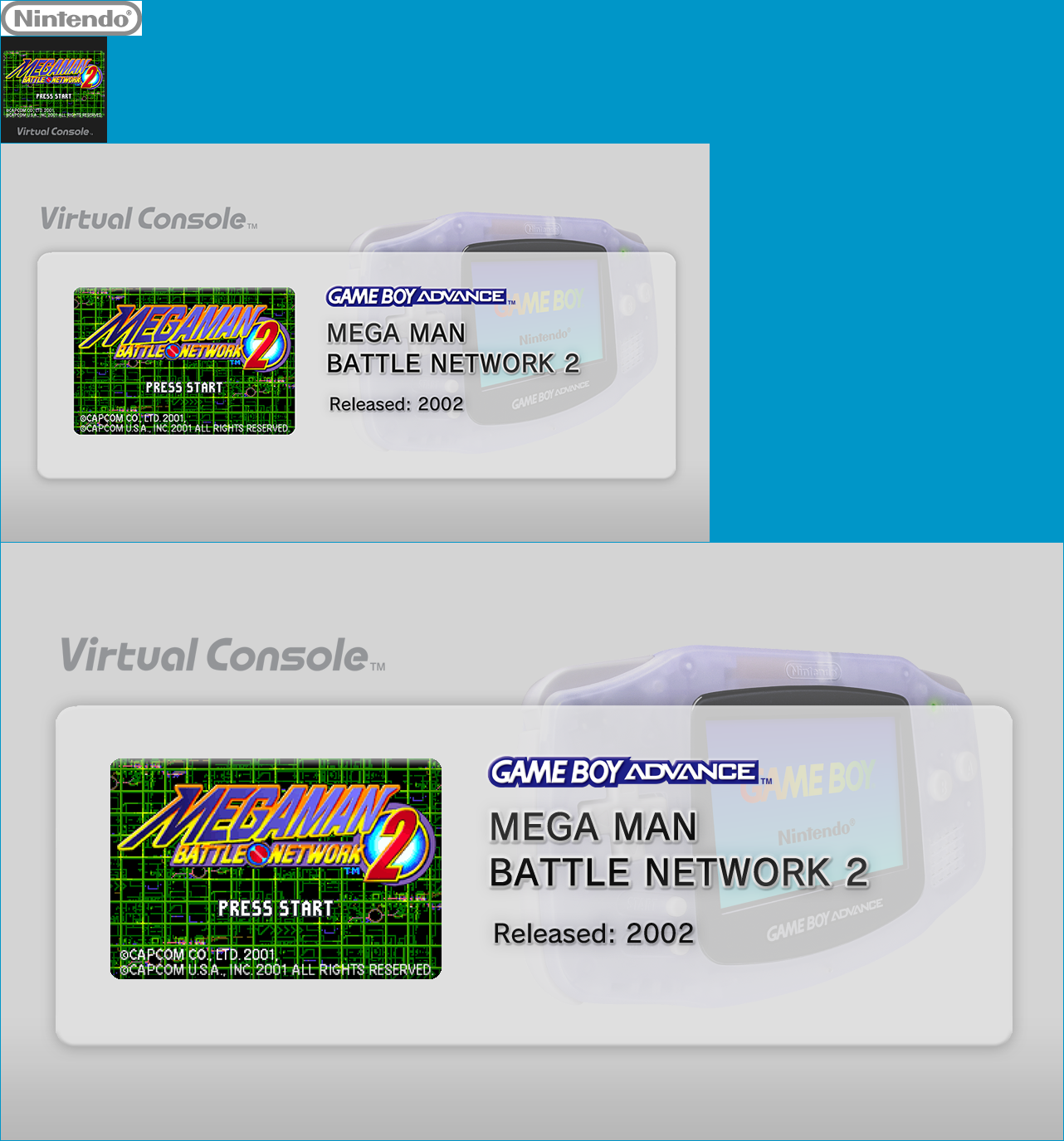 Virtual Console - MEGA MAN BATTLE NETWORK 2