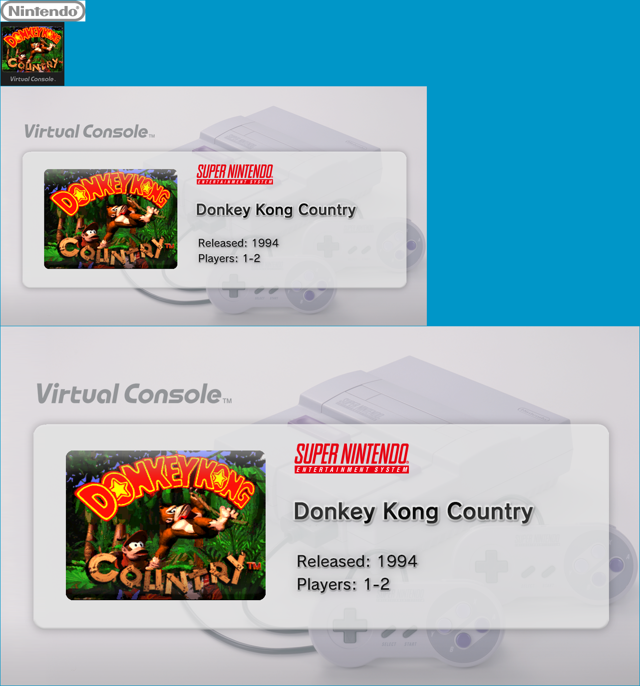 Virtual Console - Donkey Kong Country