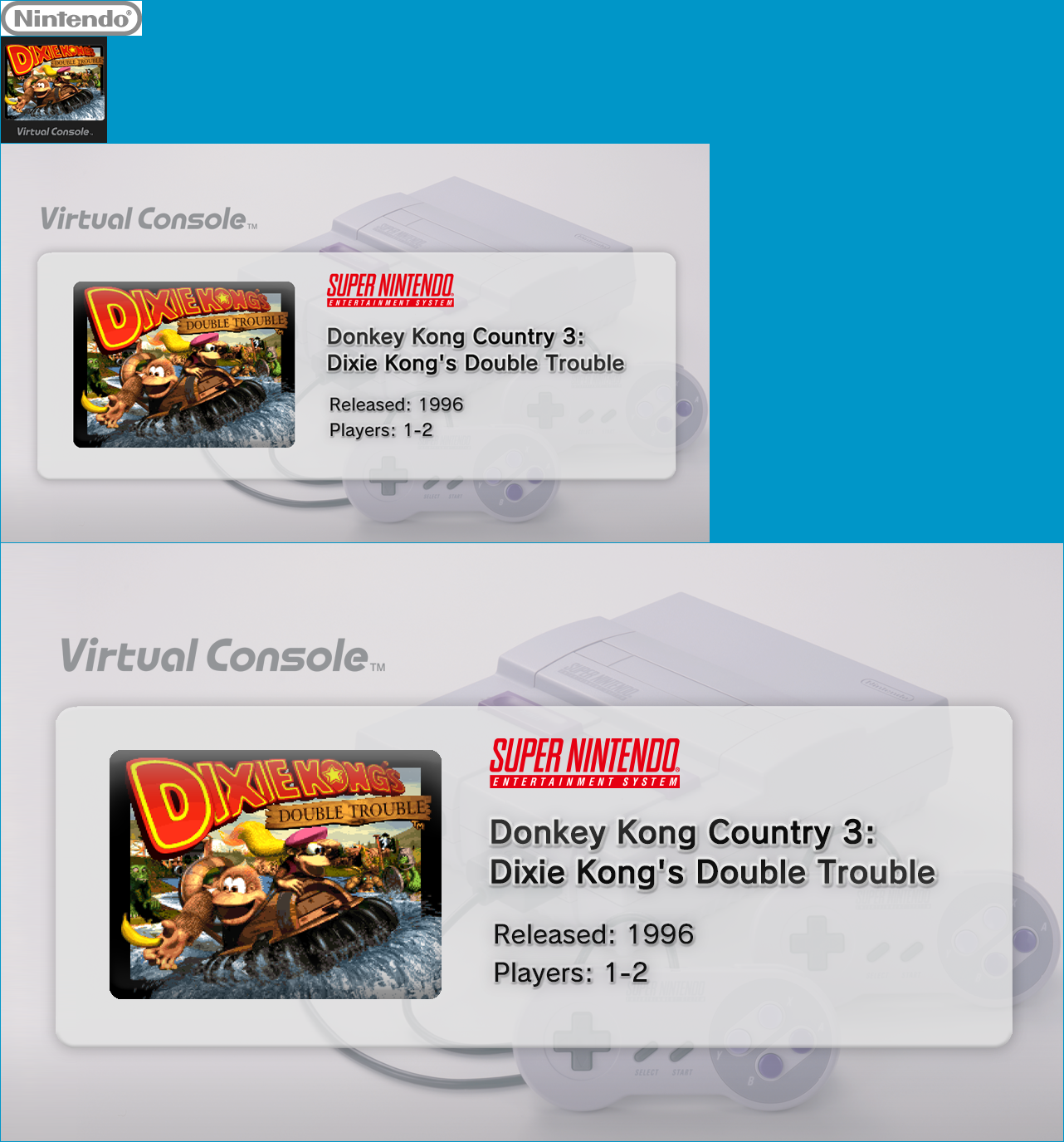 Virtual Console - Donkey Kong Country 3: Dixie Kong's Double Trouble