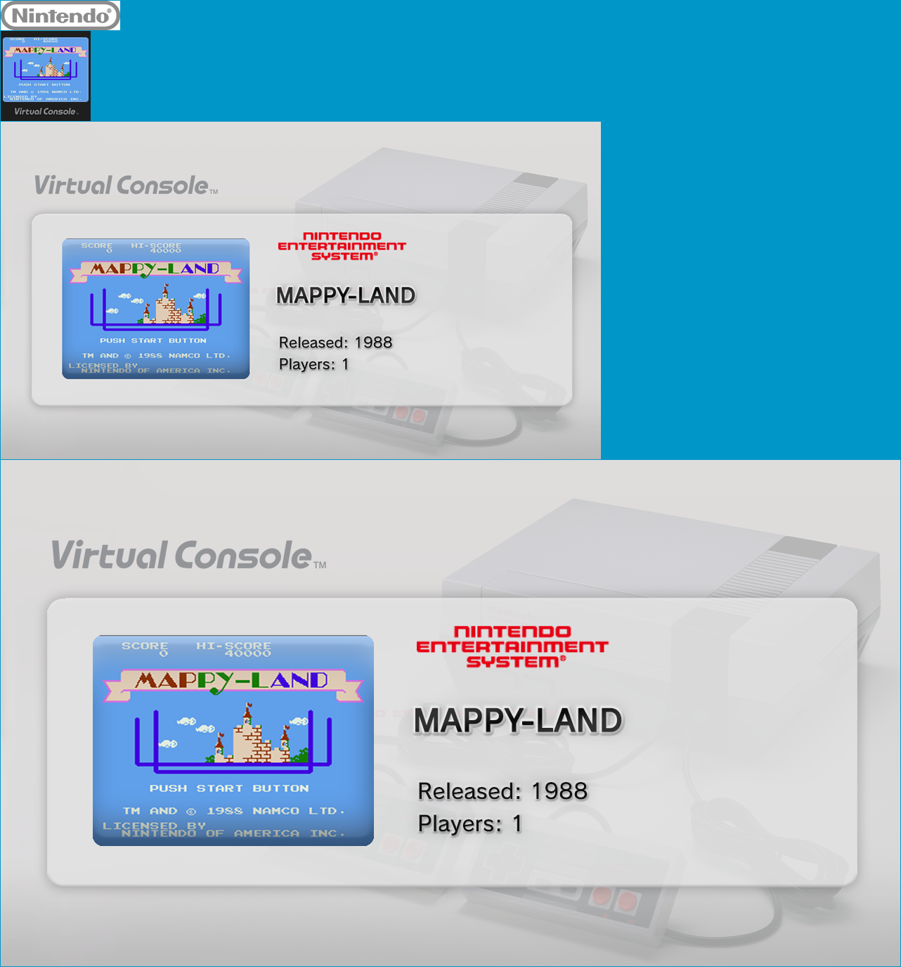 Virtual Console - MAPPY-LAND