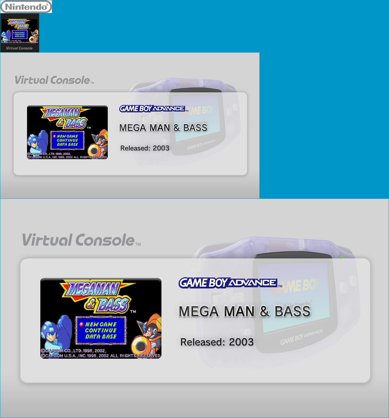 MEGA MAN & BASS