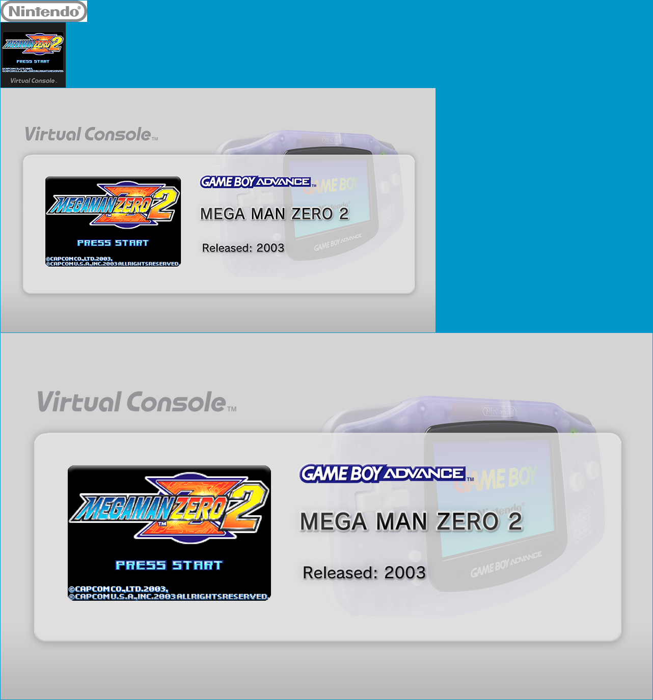 Virtual Console - MEGA MAN ZERO 2
