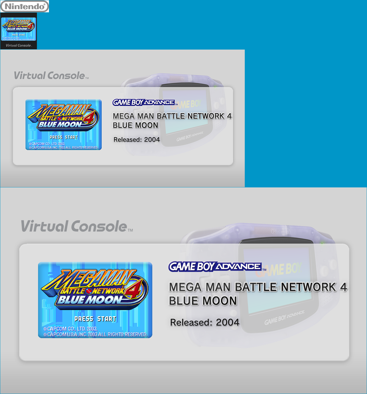 MEGA MAN BATTLE NETWORK 4 BLUE MOON