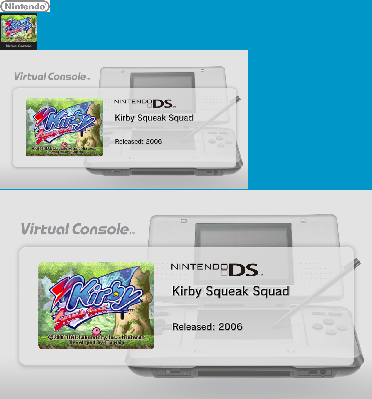 Virtual Console - Kirby Squeak Squad