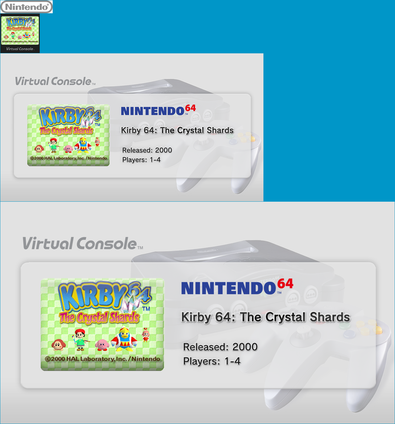 Virtual Console - Kirby 64: The Crystal Shards