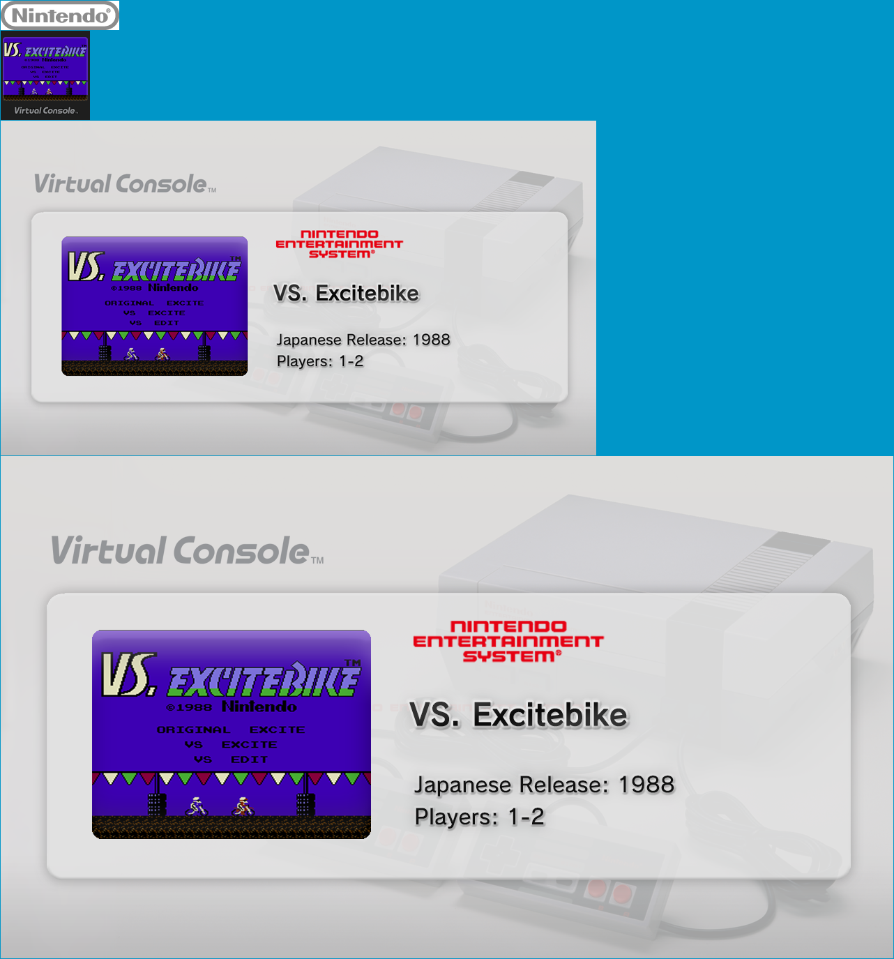 Virtual Console - VS. Excitebike