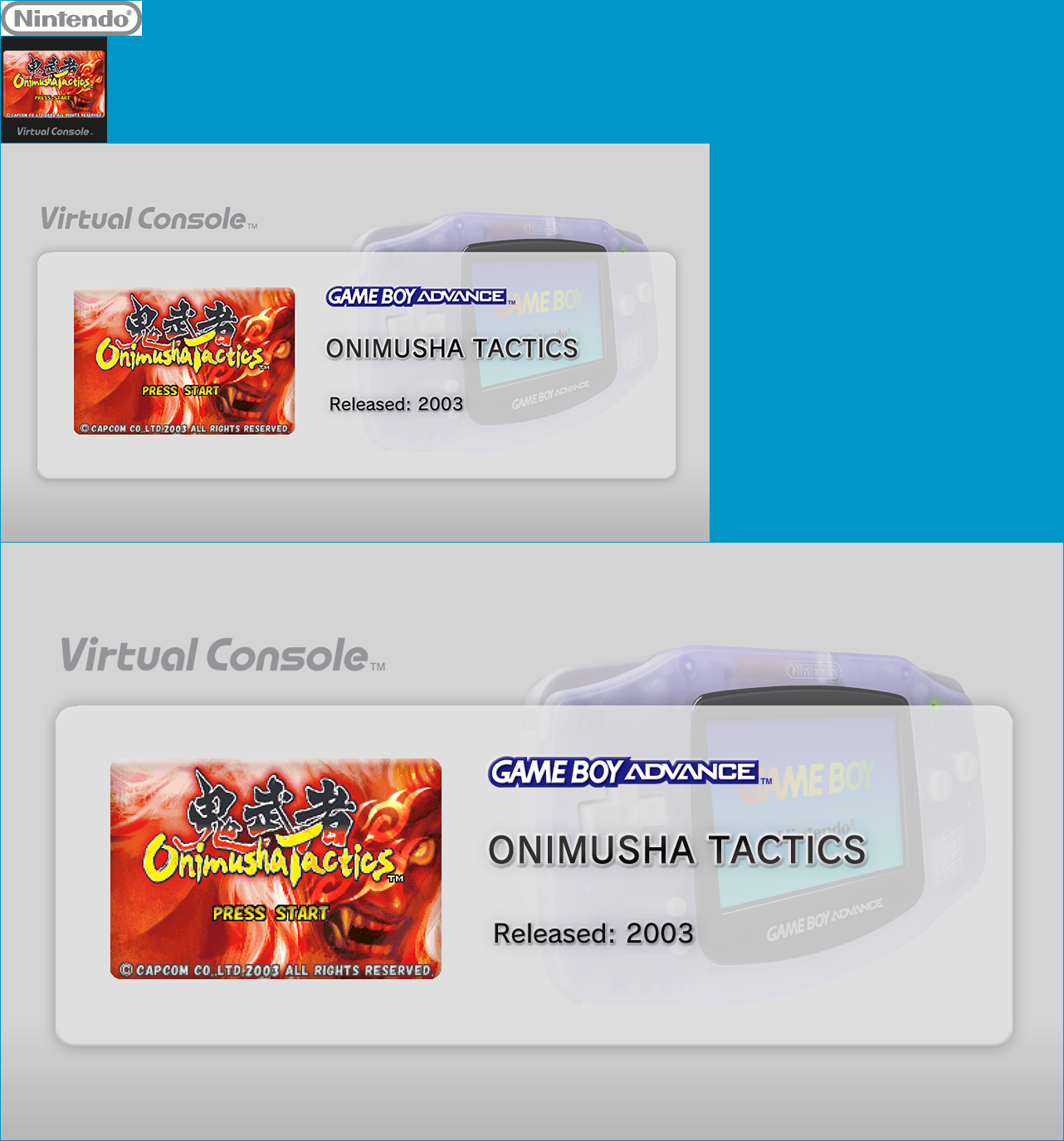 Virtual Console - ONIMUSHA TACTICS