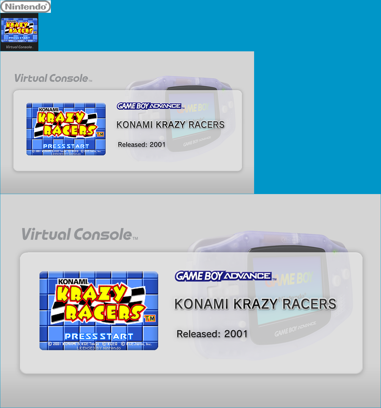 Virtual Console - KONAMI KRAZY RACERS
