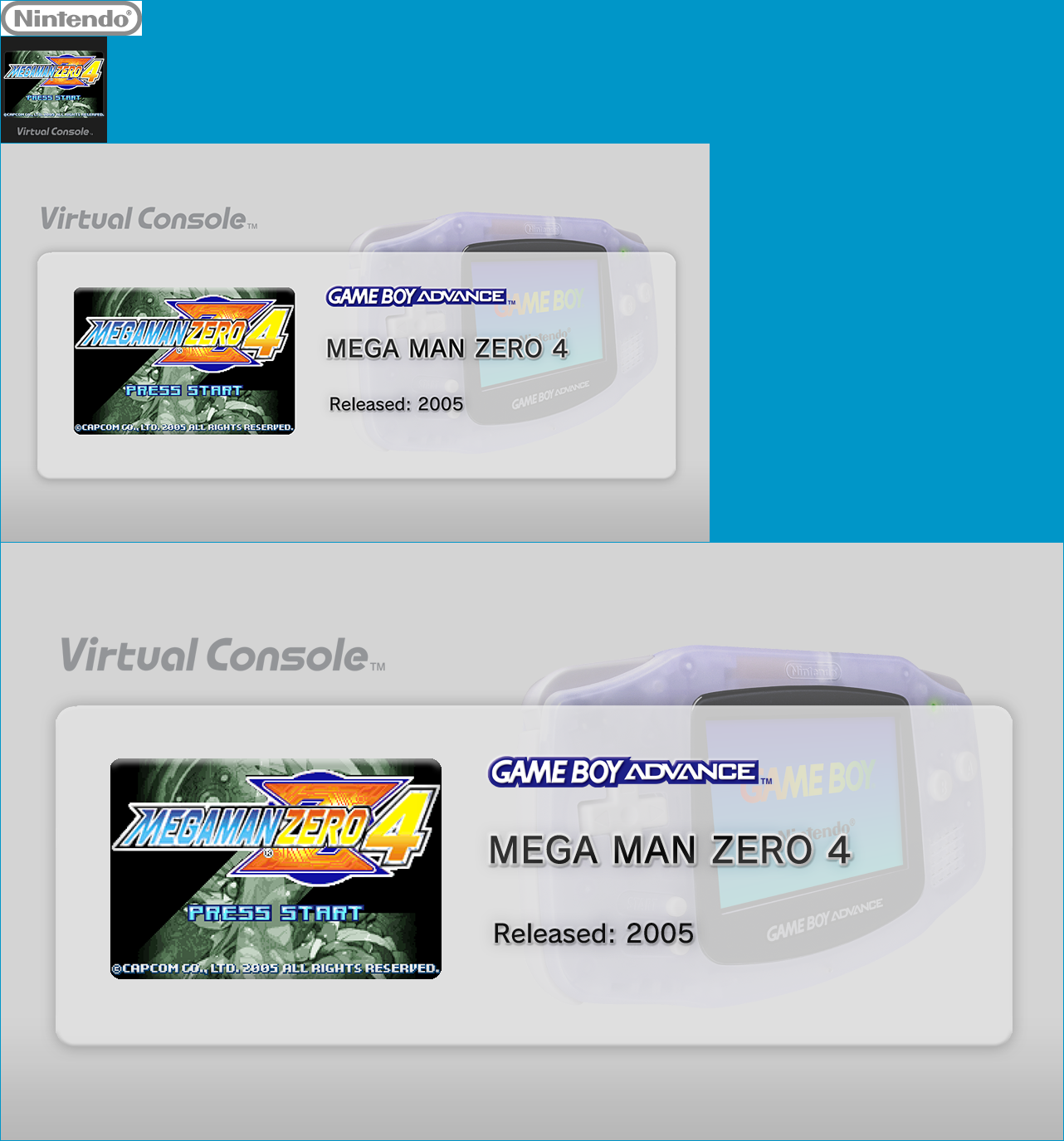 Virtual Console - MEGA MAN ZERO 4