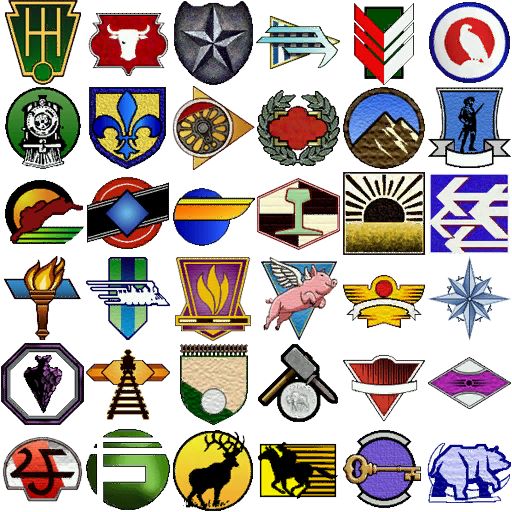 Railroad Tycoon 3 - Company Logos
