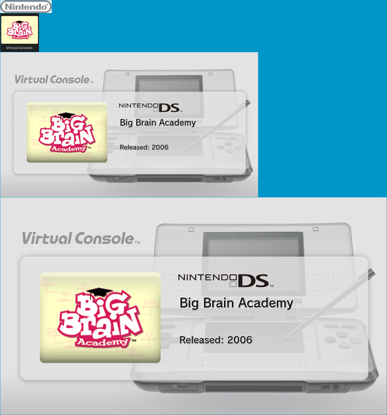 Virtual Console - Big Brain Academy