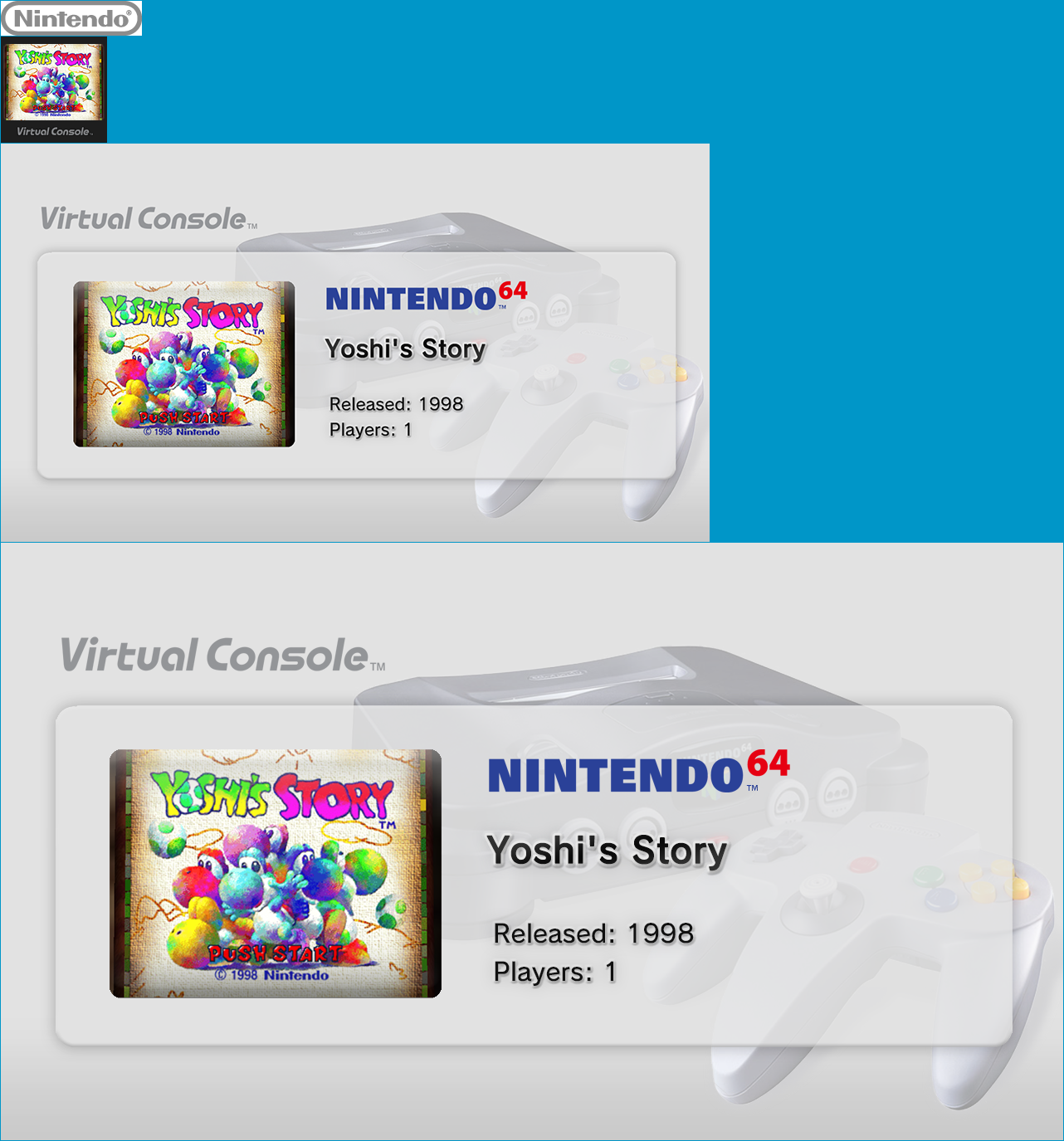 Virtual Console - Yoshi's Story