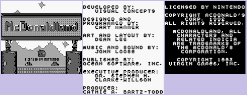 Title Screen, Credits & Introduction