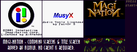 Company Screens & Title Screen