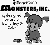 Monsters, Inc. - Game Boy Error Message