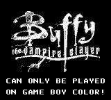 Buffy the Vampire Slayer - Game Boy Error Message