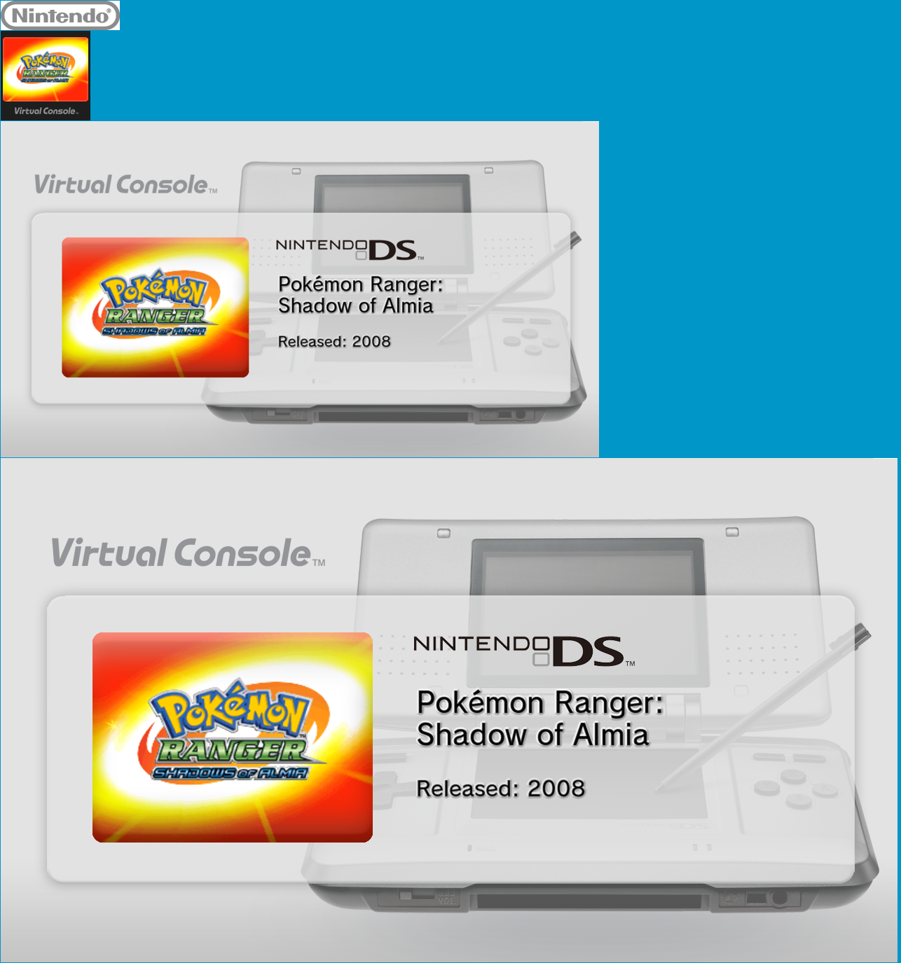 Virtual Console - Pokémon Ranger: Shadow of Almia
