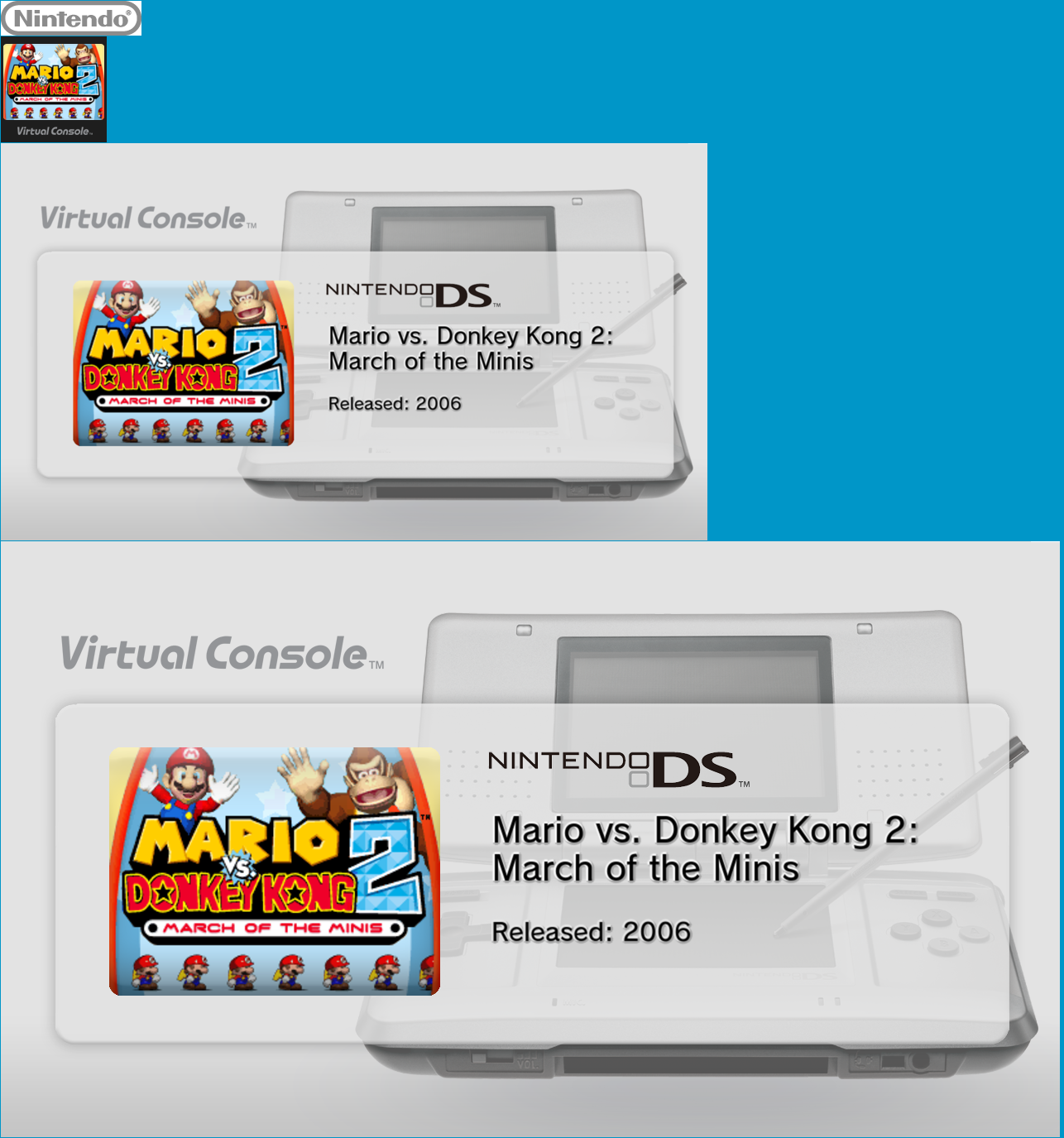 Wii U - Virtual Console - Nintendo DS Layout - The Spriters Resource