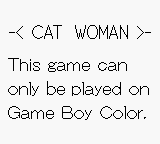 Game Boy Error Message