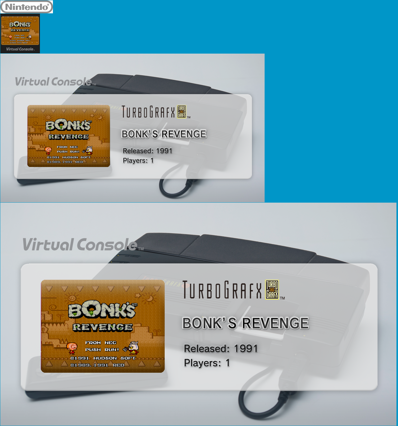 Virtual Console - BONK'S REVENGE