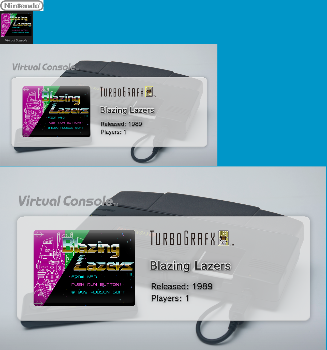 Virtual Console - Blazing Lazers