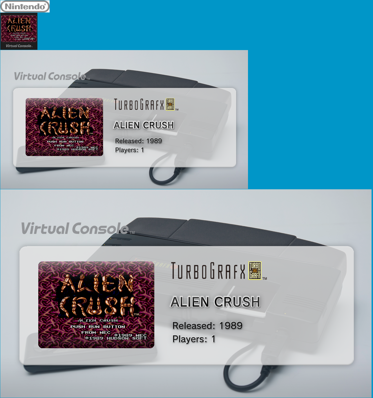 Virtual Console - ALIEN CRUSH