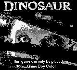 Dinosaur - Game Boy Error Message