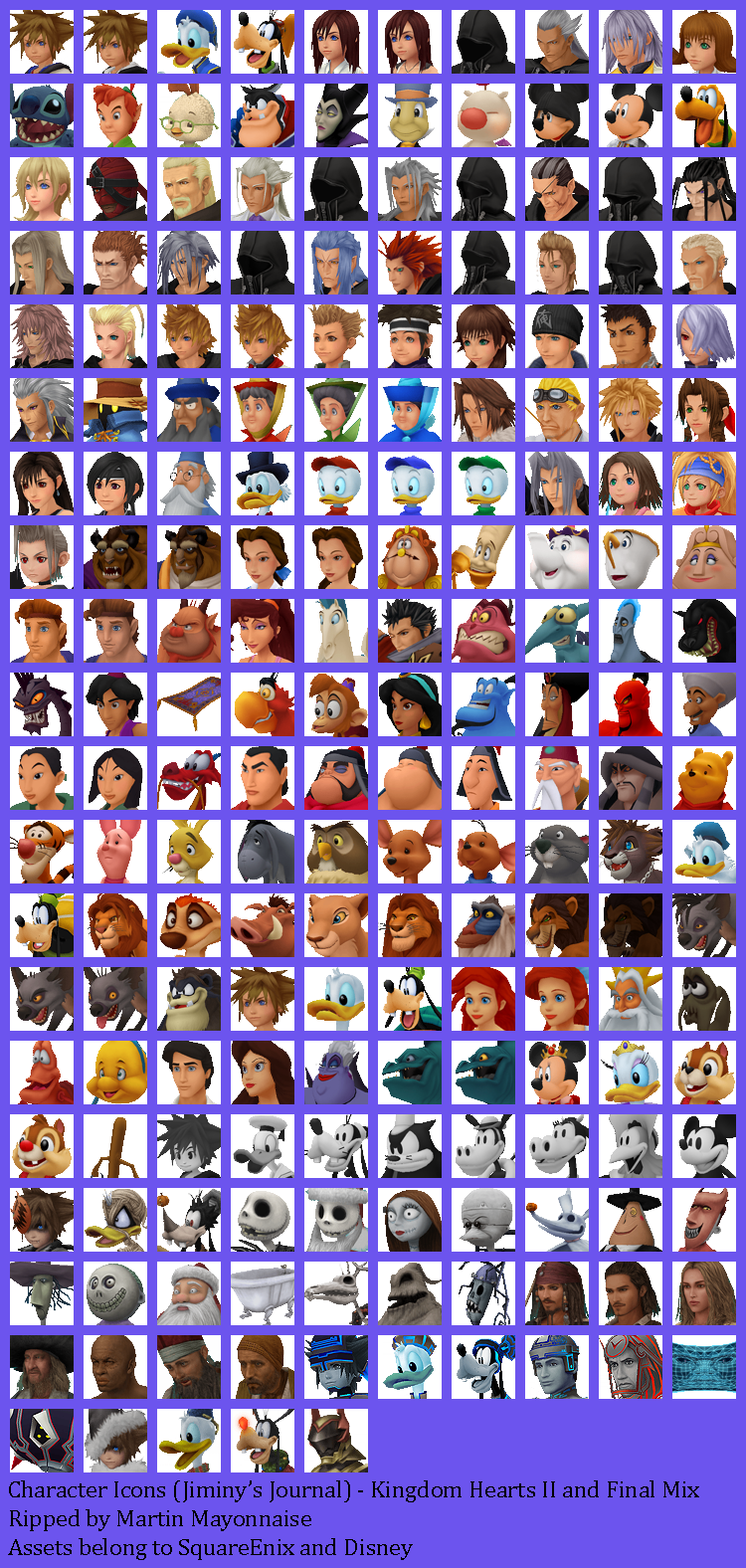 Character Icons