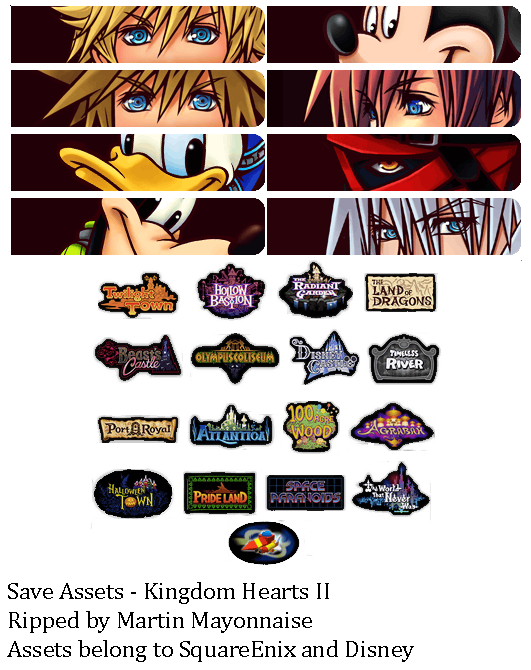Kingdom Hearts 2 - Save Assets