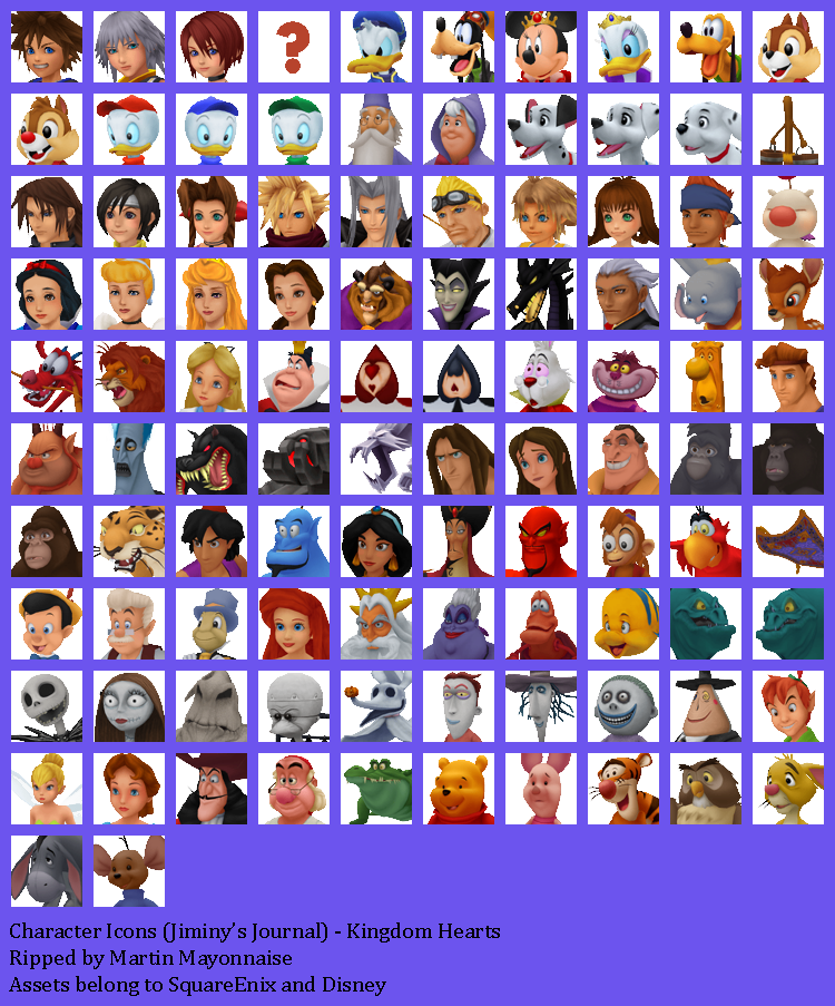 Character Icons