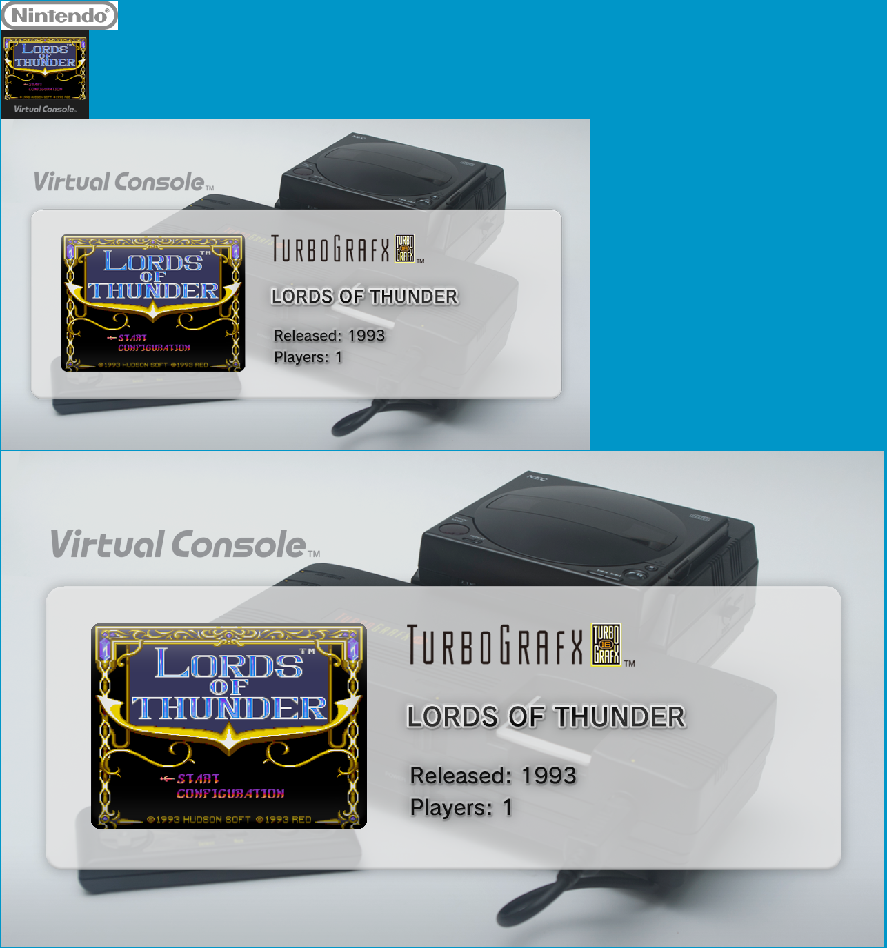 Virtual Console - LORDS OF THUNDER