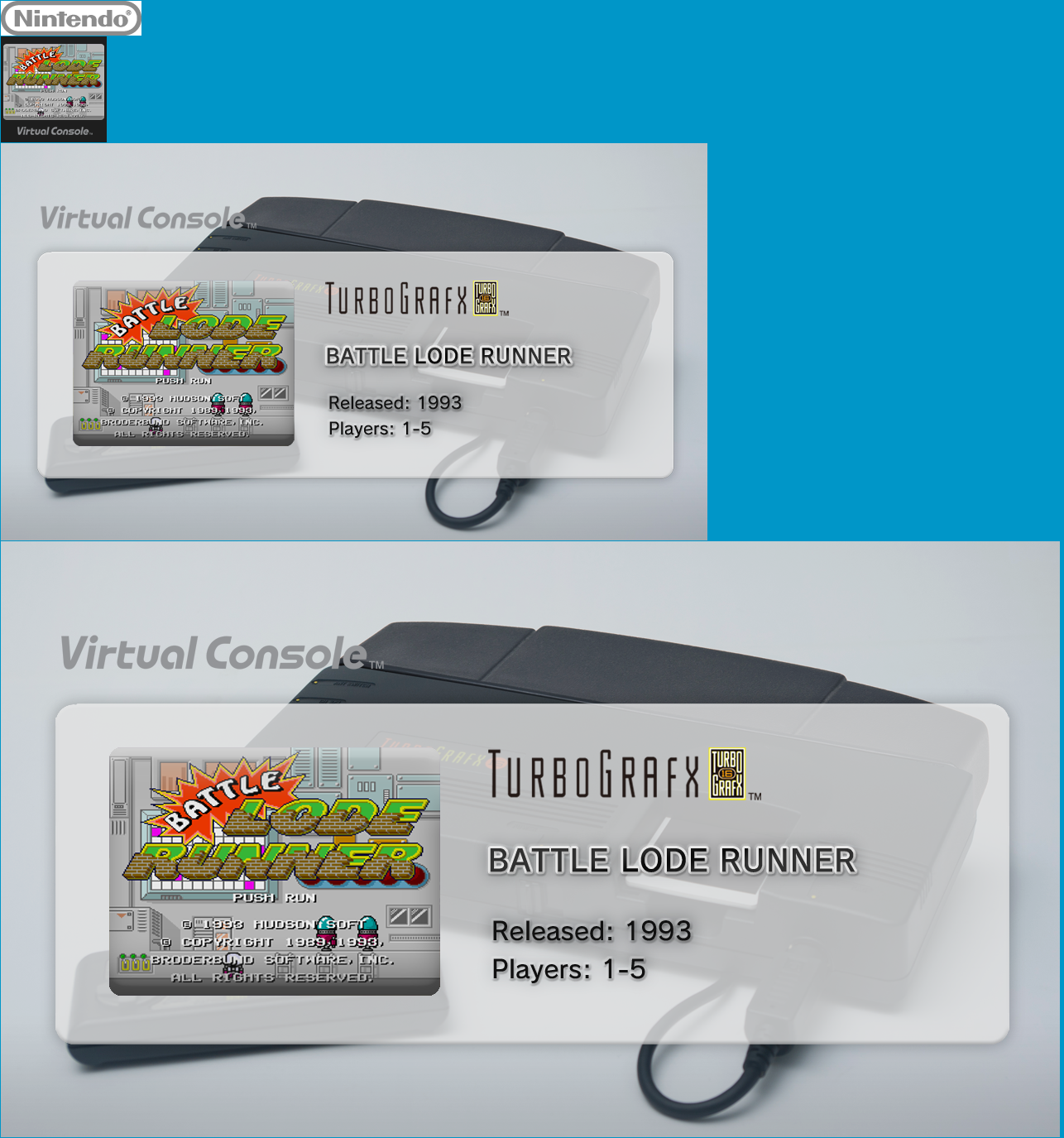 Virtual Console - BATTLE LODE RUNNER