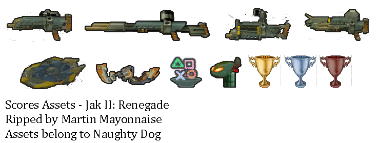 Jak II: Renegade - Score Assets